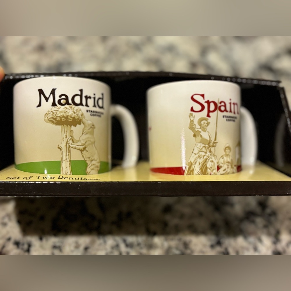 ❗️SALE❗️✨New✨Starbucks Madrid and Spain Demitasse Mug Set